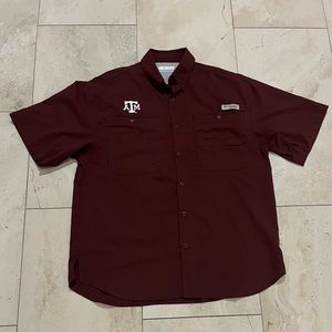 Columbia PFG Texas A&M Fishing Shirt